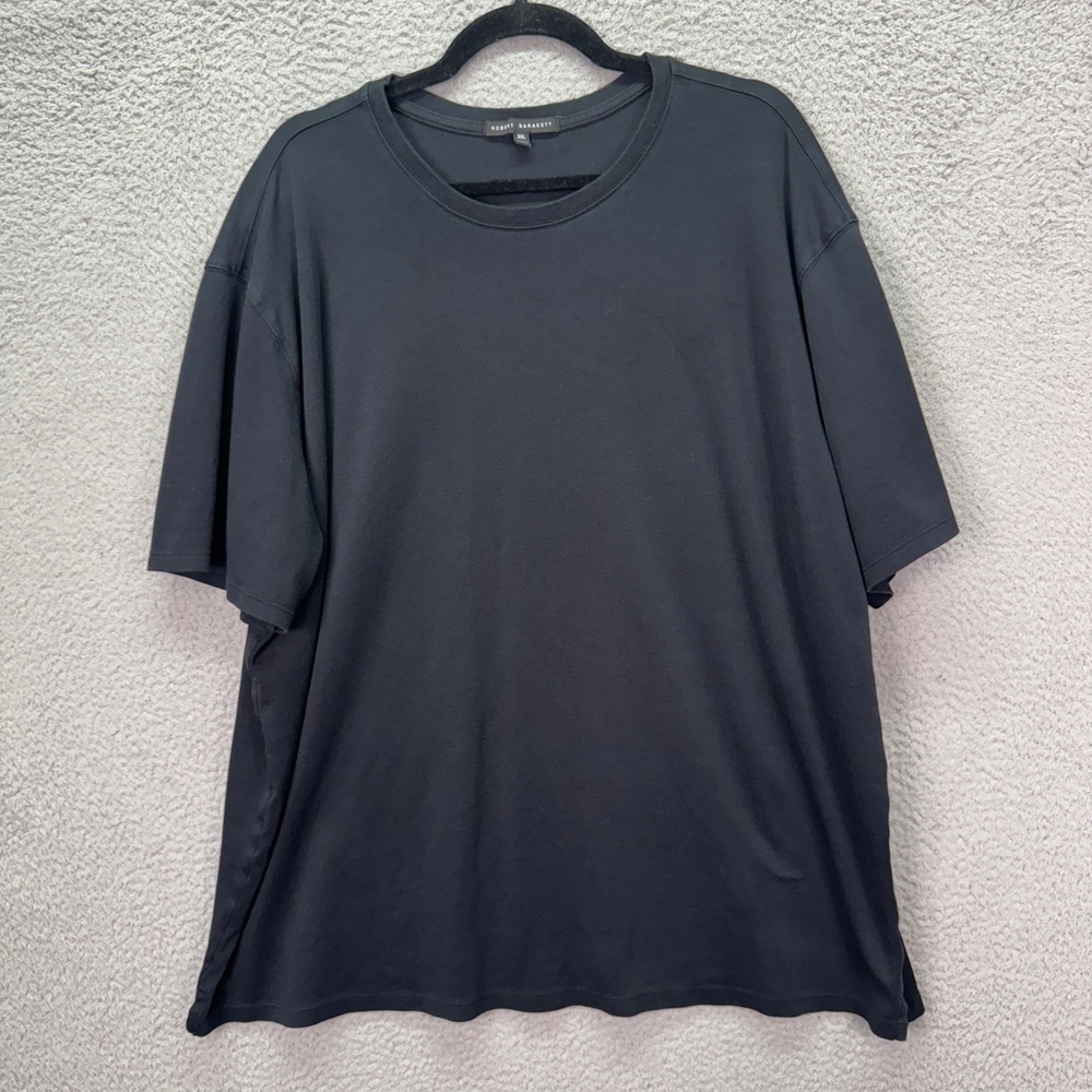 Robert Barakett Tshirt Men 3XL Black The Barakett Tee Pima Cotton Everyday Basic